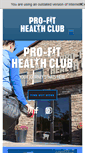 Mobile Screenshot of pro-fithealthclub.com